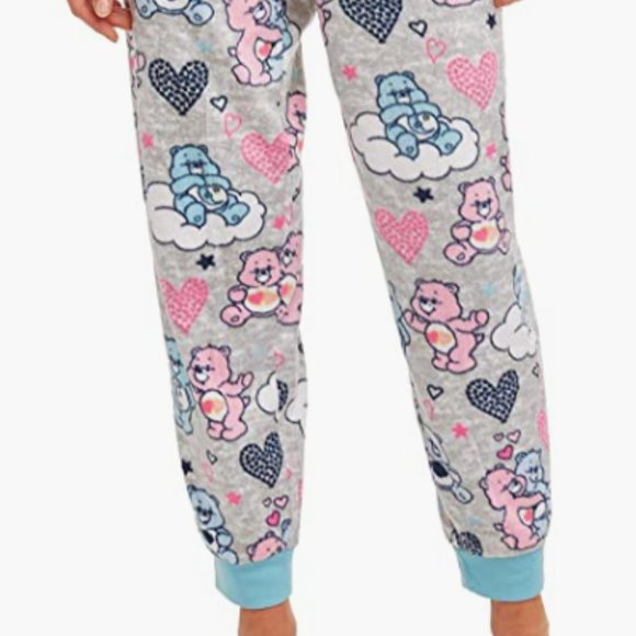 Women's Care Bears Cuffed Jogger Sleep Pant Size 2XL 18W-20W - Picture 2 of 6